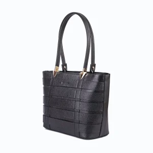 Womens Leather Bag Code 9522B Black Color Variety Angles copy