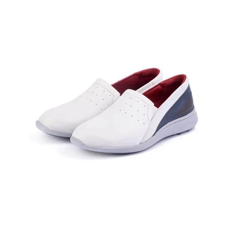 Womens Leather Casual Shoes Code 5011A White Color Shot copy