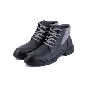 Mens Leather Boots Code 7134Z Gray Color Shot copy