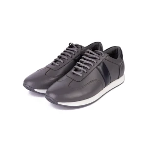 Mens Leather Sneakers Code 7186E Gray Color Shot copy