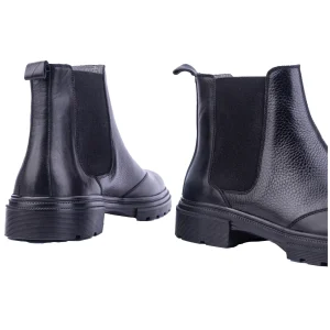 Womens Leather Boots Code 5148Z Black Color Back Shot copy