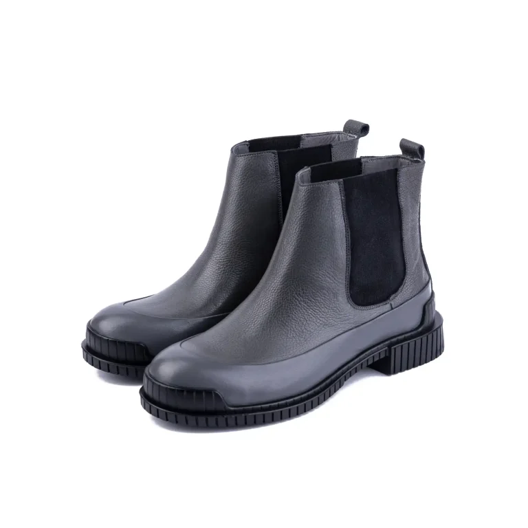 Womens Leather Boots Code 5148Z Gray Color Shot copy