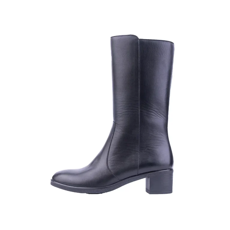 Womens Leather Boots Code 5149Z Black Color Side Shot copy
