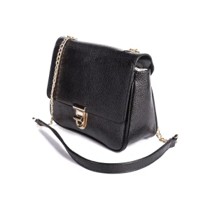 Womens Floater Leather ShoulderBag Code 9250B Black Color Variety Angle copy