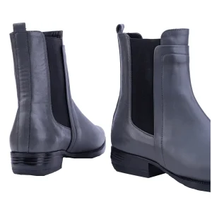 Womens Leather Boots Code 5217Z Gray Color Back Shot copy