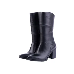 Womens Leather Boots Code 5218Z Black Color Shot copy 1