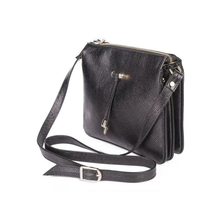 Womens Leather ShoulderBag Code 9248B Black Color Variety Angle copy