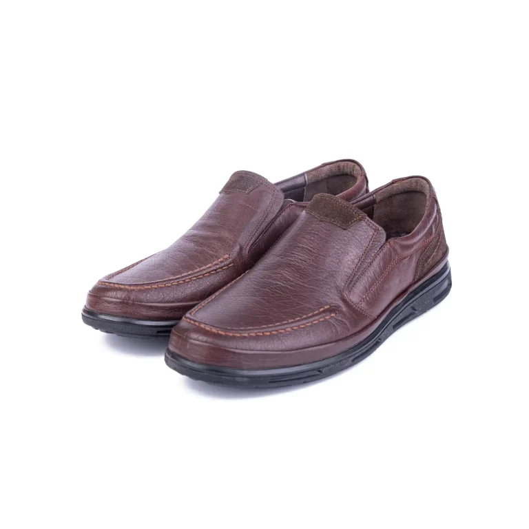 Mens Leather Casual Shoes Code 7185B Brown Color Shot copy 1