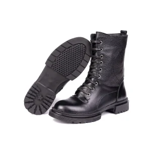 Womens Leather Boots Code 5197Z Black Color Detail Shot copy