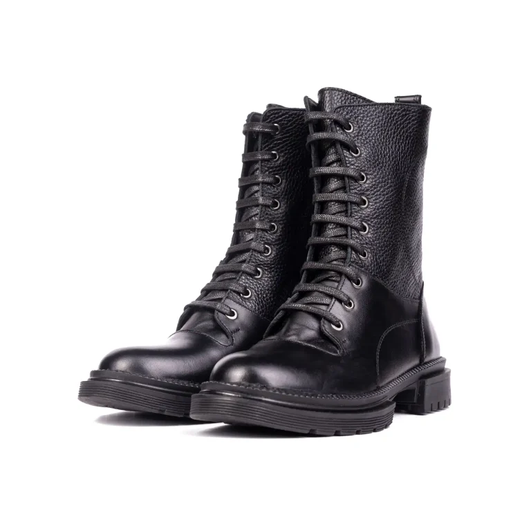 Womens Leather Boots Code 5197Z Black Color Shot copy