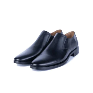 Mens Classic Leather Shoes Code 7151C Black Color Shot copy