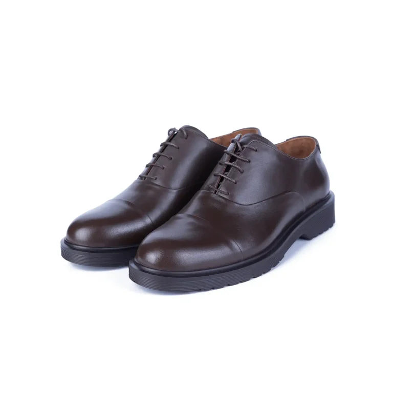 Mens Classic Leather Shoes Code 7166C Brown Color Shot copy