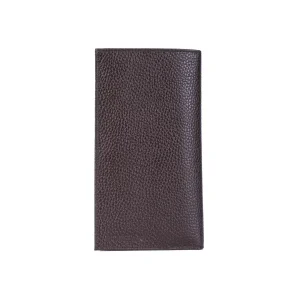 Mens Floater Leather Wallets Code 8060A Brown Color Front View copy