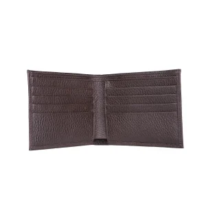 Mens Leather Floater Card Wallet Code 8061A Brown Color Detail View copy