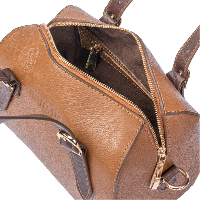 Womens Leather Handbags Code 9308B Honey Color Detail View copy