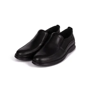 Mens Leather Casual Shoes Code 7181F Black Color Shot copy