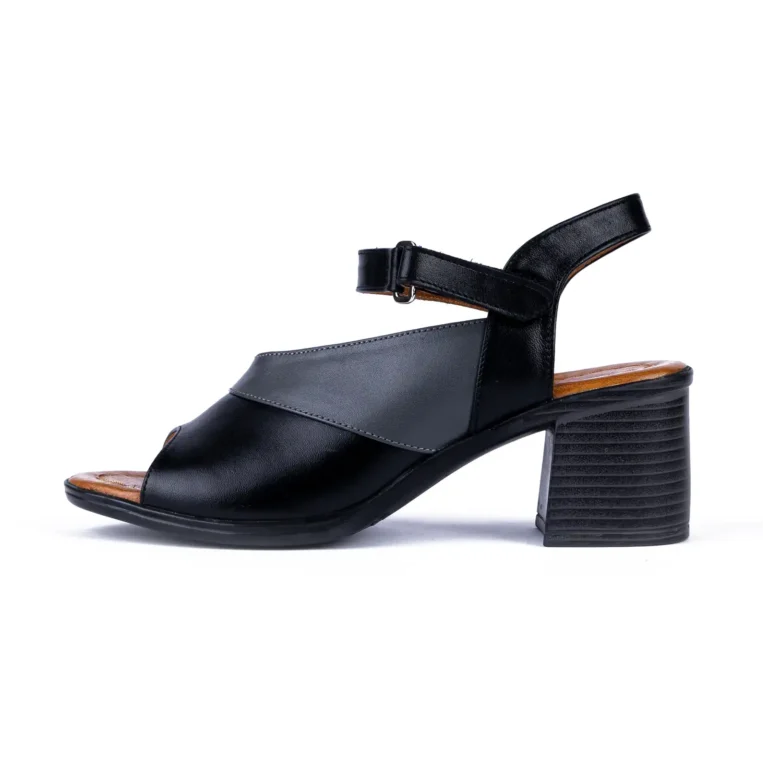Ankle Strap High heels Shoes Code 5237C Black Color Side Shot copy