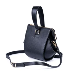 Womens Floater Leather HandBag Code 9537A Black Color Variety Angle copy