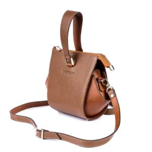 Womens Floater Leather HandBag Code 9537A Honey Color Variety Angle copy