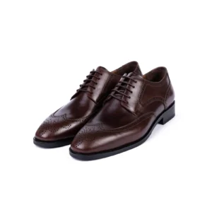 Mens Leather Classic Shoes Code 7160E Brown Color Shot copy