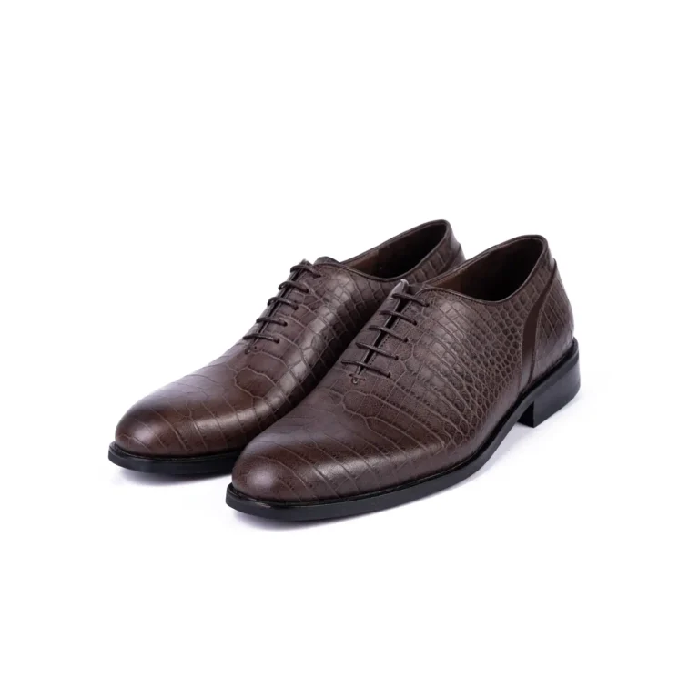 Mens Leather Classic Shoes Code 7164G Brown Color Shot copy