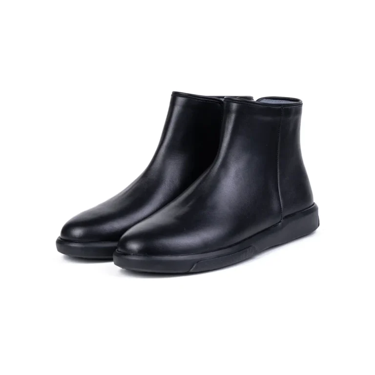 Womens Leather Boots Code 5201Z Black Color Shot copy