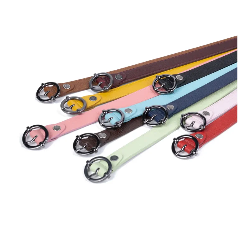Womens Leather Belt Code 6142D All Colors Front View.jpg copy