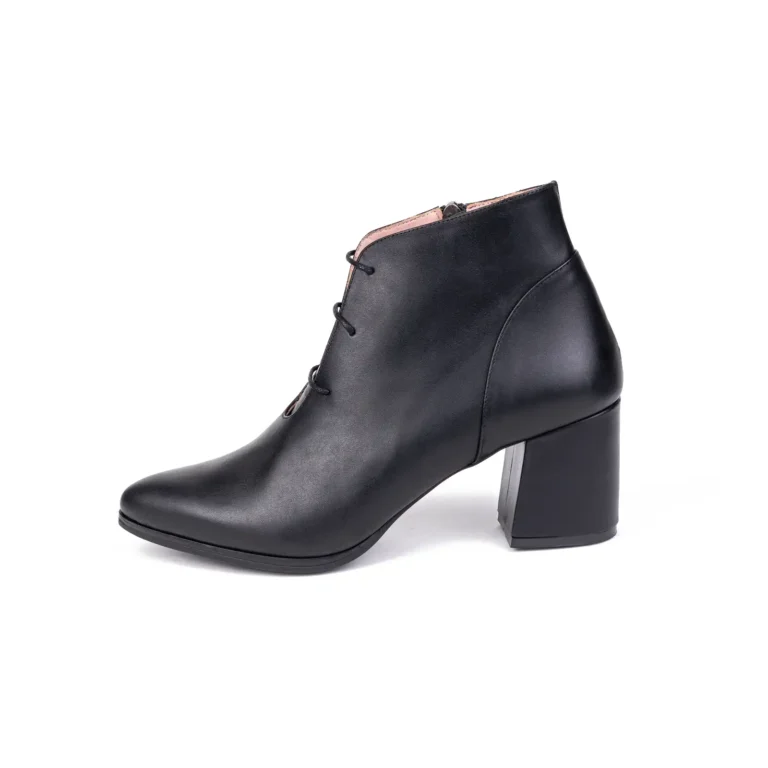 Womens Leather Boots Code 5156Z Black Color Side Shot copy