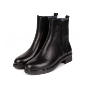 Womens Leather Boots Code 5163Z Black Color Shot copy