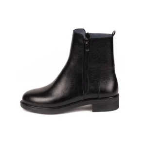Womens Leather Boots Code 5163Z Black Color Side Shot copy