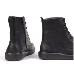 Womens Leather Boots Code 5210Z Black Color Back Shot copy