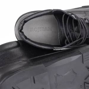 Mens Leather Boots Code 7169Z Black Color Detail Shot copy