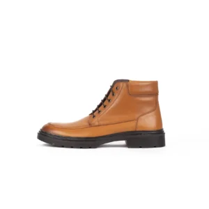 Mens Leather Boots Code 7169Z Honey Color Side Shot copy