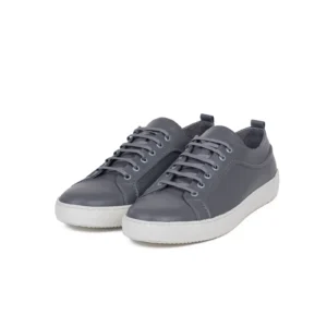 Mens Leather Sneakers Code 7110A Gray Color Shot copy