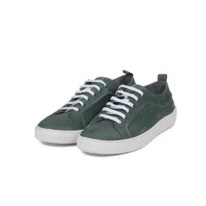 Mens Leather Sneakers Code 7110A Green Color Shot copy