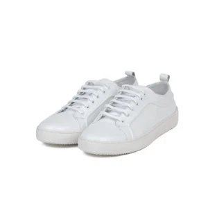 Mens Leather Sneakers Code 7110A White Color Shot copy