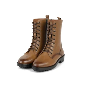 Womens Leather Derby Boots Code 5153ZA Honey Color Shot copy