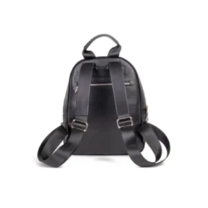 Womens Leather BackPacks Code 9250A Black Color Back View copy