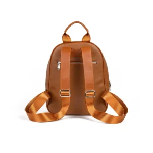 Womens Leather BackPacks Code 9250A Honey Color Back View copy