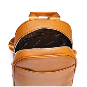 Womens Leather BackPacks Code 9250A Honey Color Detail View copy