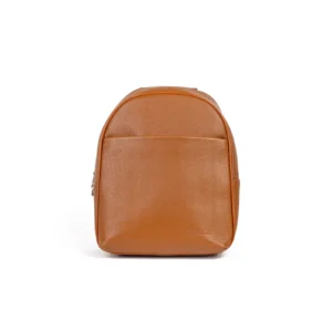 Womens Leather BackPacks Code 9250A Honey Color Front View copy