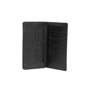 Womens Leather Wallet Code 8070C Black Color Detail Shot copy