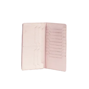 Womens Leather Wallet Code 8070C Pink Color Detail Shot copy