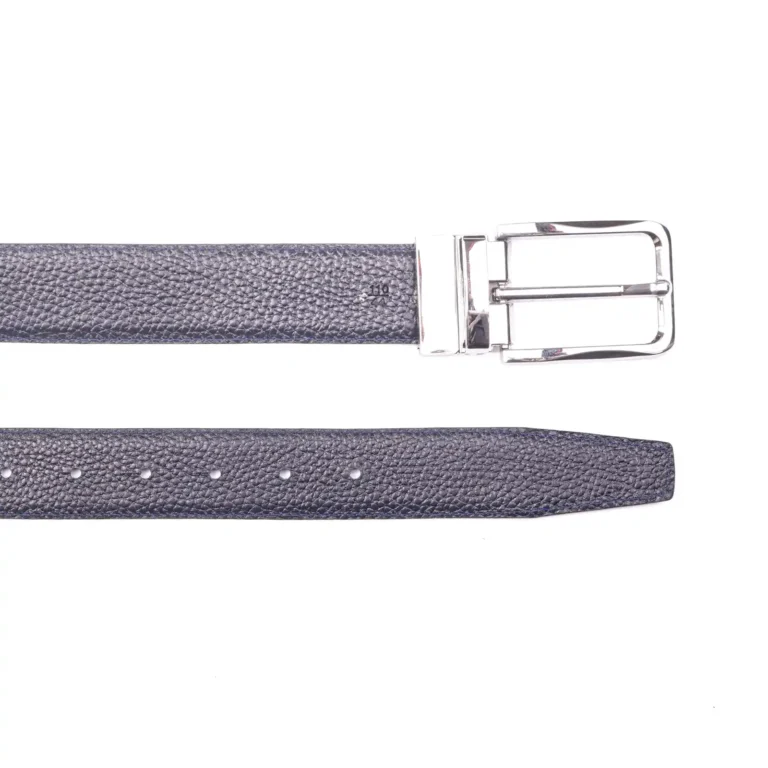 Mens Leather Belt Code 6153A Black Color High Angle View copy