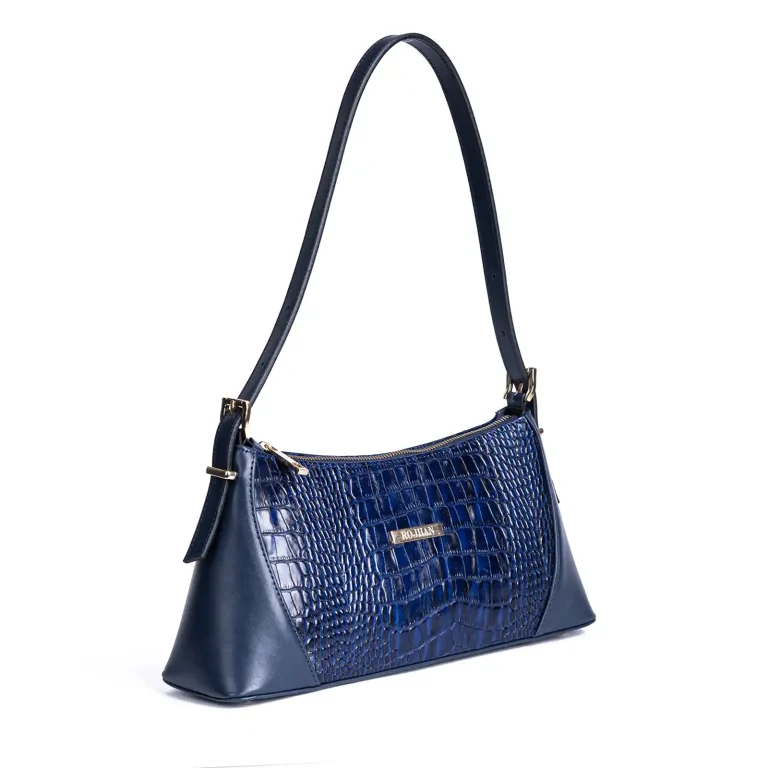 Women s Leather ShoulderBag Code 9253A NavyBlue Color Variety Angles copy