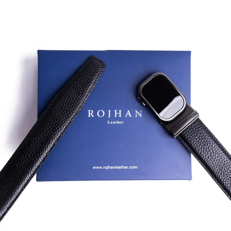 کمربند چرم مردانه 6141B - Image 6