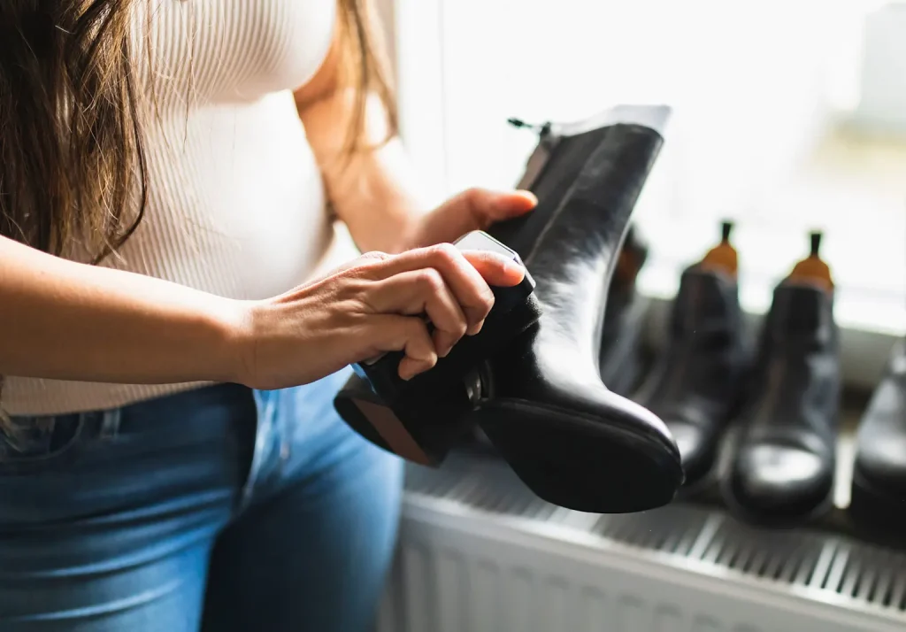 نگهداری بوت چرم زنانه