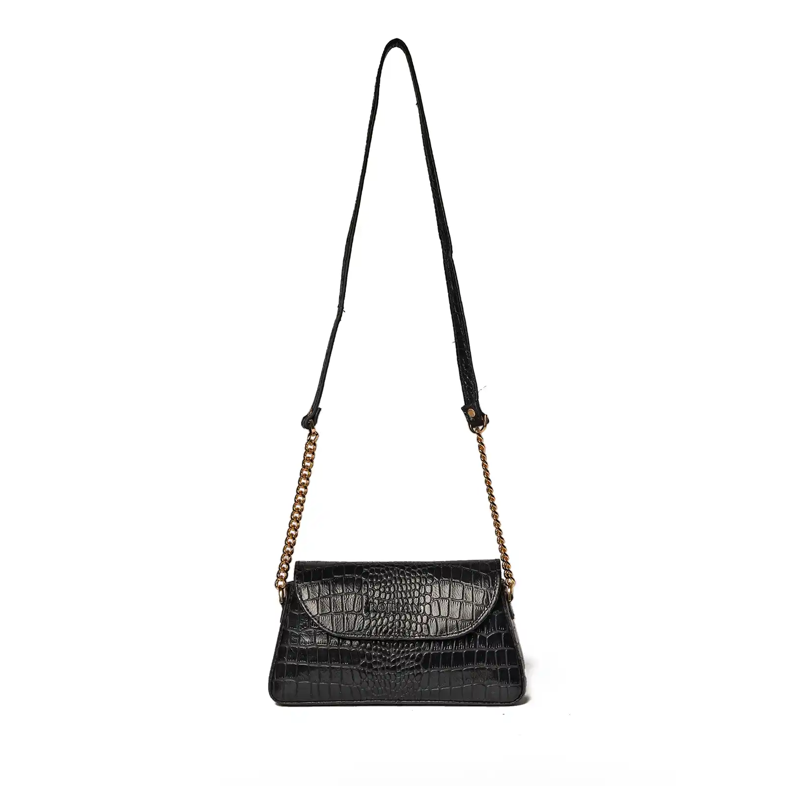 Women_s Leather Bag Code 9347A- Black Color - Front View1 copy 3 کیف دستی زنانه 9347A - Image 1